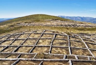 Sectores protegidos con geotextil